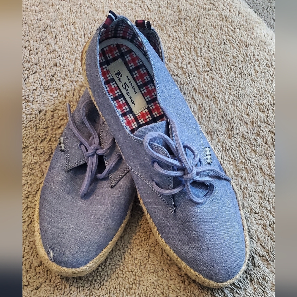 Ben Sherman chambray blue Oxford 10.5